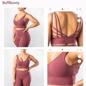 Buff bunny monarch sports bra mauve